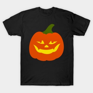 Funny Joyful Halloween Pumpkin Face T-Shirt